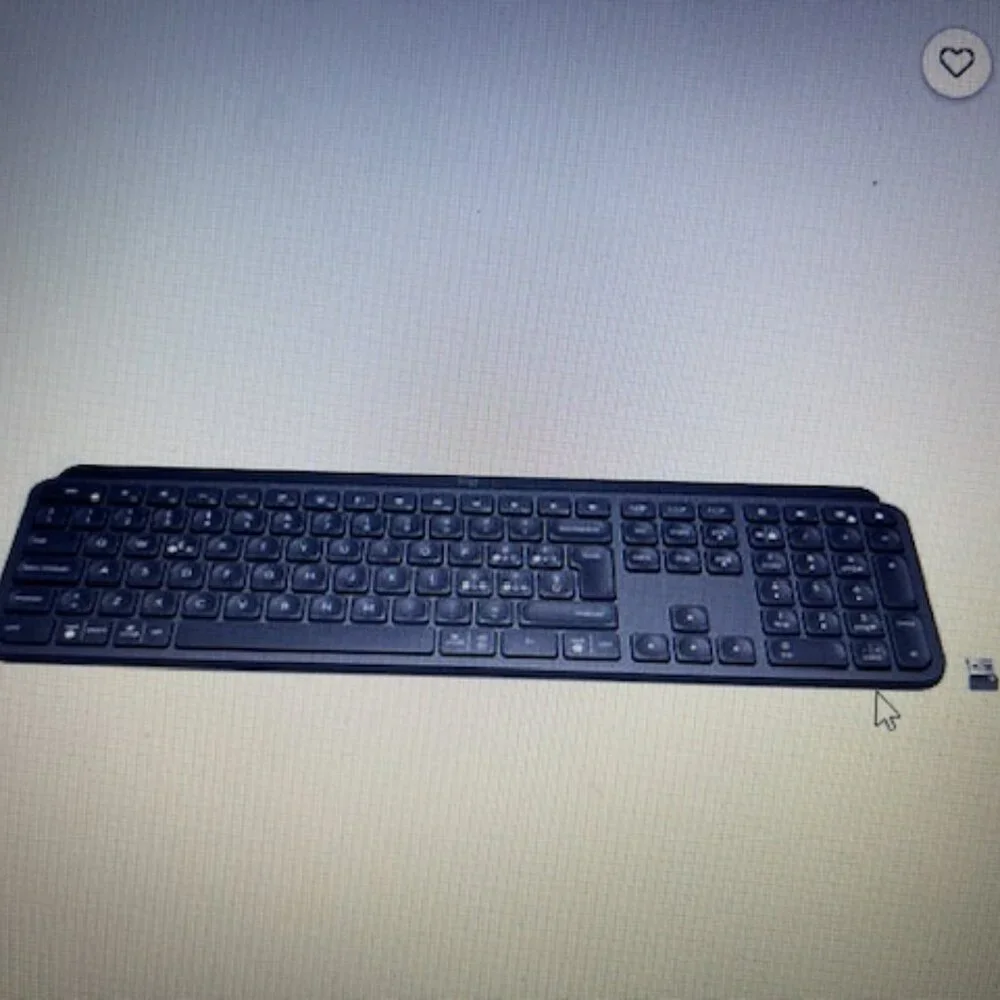 Logitech MX Keys Advanced Wireless Illuminated Keyboard.